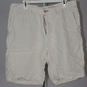 Men's Tommy Bahama Relax Shorts, White, 35W, Washable Linen